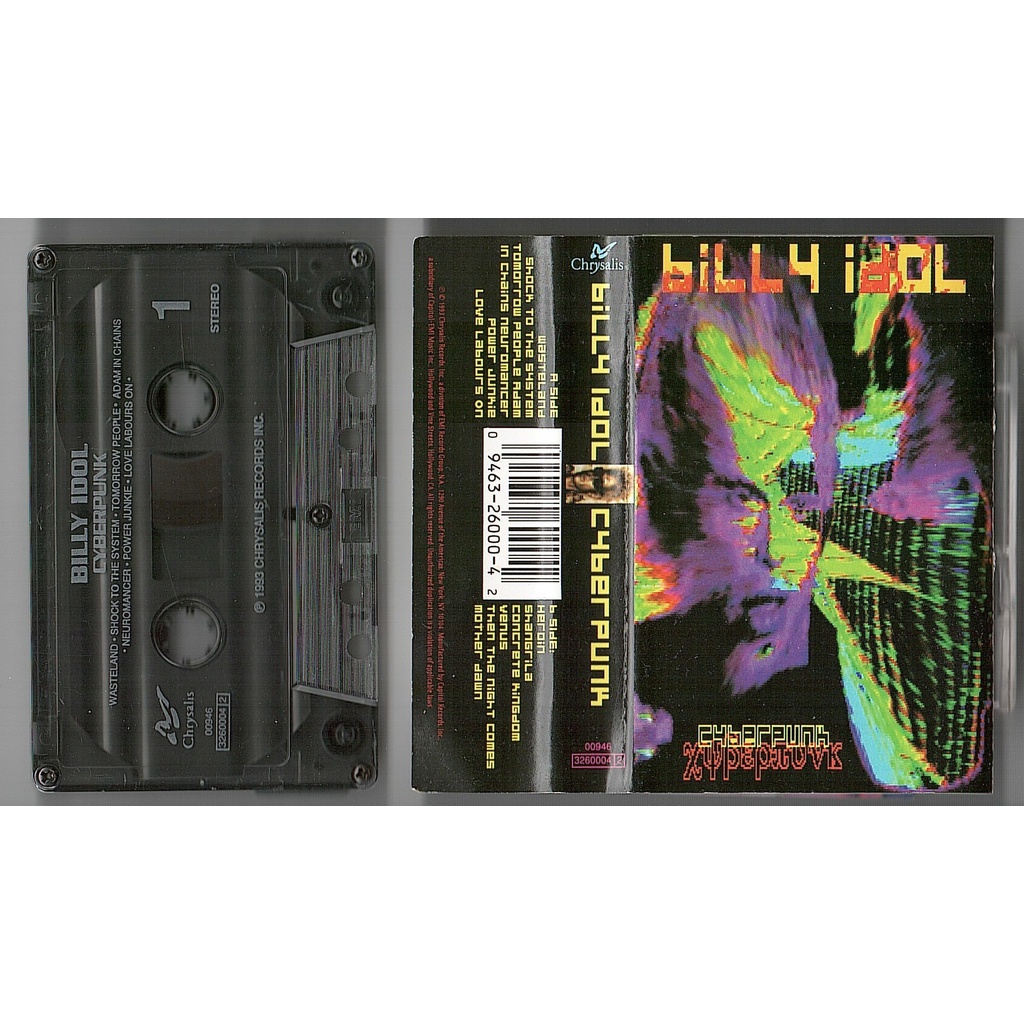 (มือสอง) BILLY IDOL Cyberpunk CASSETTE TAPE