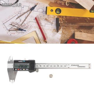 MMADAR คาลิเปอร์ดิจิตอล สแตนเลส อิเล็กทรอนิกส์ ดิจิตอล เวอร์เนียร์ ไมโครมิเตอร์ Caliper Measuring Tool 0‑150mm