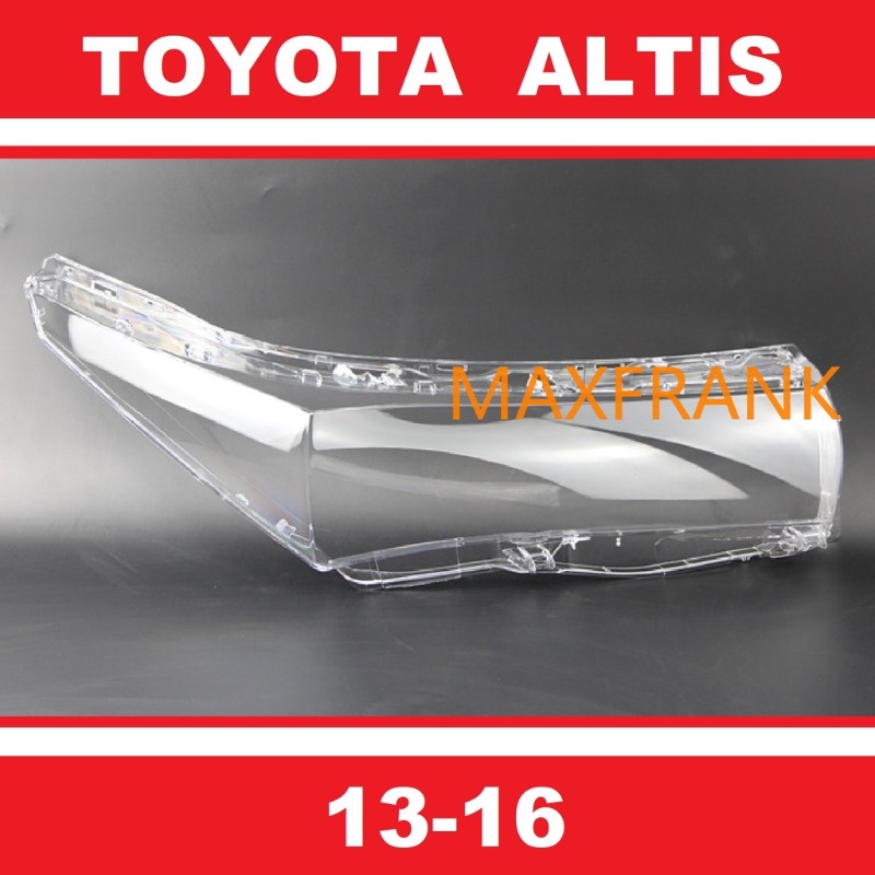 TOYOTA ALTIS 13-16 ฝาครอบไฟหน้า เลนส์ตรงรุ่น