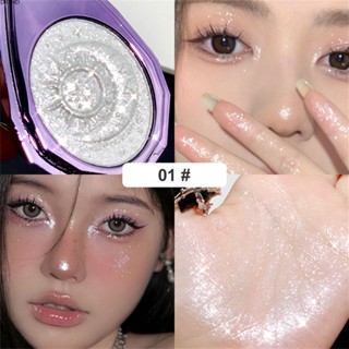 [พร้อมส่ง] Xixi Luxury Extract Purple Diamond High Gloss Powder Diamond Fixation Plate Face Brightening Polarizing Fine Flash Plate Three-dimensional Dress