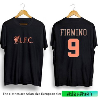 [COD]เสื้อยืดคอกลม พิมพ์ลายฟุตบอล Jason Liverpool LFC Firmino สีดํา สีขาว สําหรับผู้ชาย และผู้หญิงS-5XL