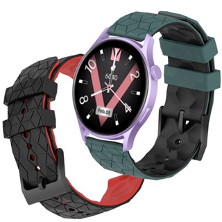 สายนาฬิกาข้อมือซิลิโคน แบบเปลี่ยน สําหรับ Kieslect Lora 2 Lady Smart Watch