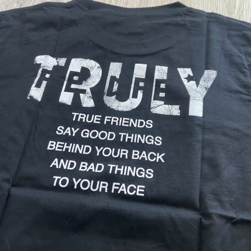 เสื้อยืดผ้าฝ้ายเสื้อทรูลี่ Truly Fedfe เฟ่ดเฟ่ ของแท้ วัสดุอ่อนนุ่มสบายและระบายอากาศ S-5XL ราคา ถูกที่สุด ดีลบีเคเค แกลเลอรีภาพที่ 4