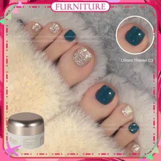 ♕ Baoshiman Toe Nail Polish Gel Super Flash Shiny Large Sequin Canned Uv Led Phototherapy Glue Nail Art For Nail Shop 10ml 12 Colors FURNITURE