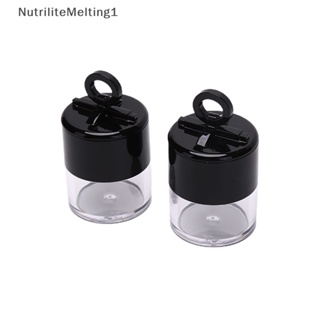 [NutriliteMelting1] กล่องพลาสติกเปล่า แบบพกพา 10 กรัม สําหรับใส่แป้งฝุ่น เครื่องสําอาง พร้อมพัฟ [TH]