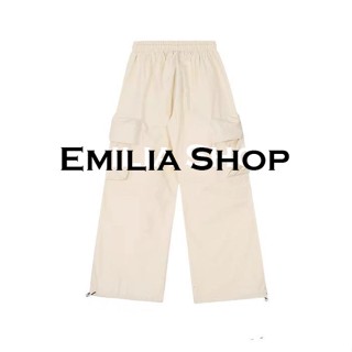 EMILIA SHOP  กางเกงขายาว คาร์โก้ กางเกง กางเกง  ทันสมัย ทันสมัย สบาย พิเศษ A93L0HB 36Z230909