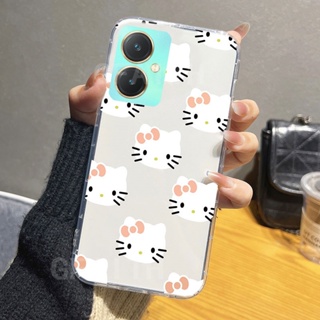 เคสมือถือ แบบนิ่ม แบบใส ลายการ์ตูนคิตตี้ กันกระแทก สําหรับ VIVO Y27 Y36 Y78 4G 5G 2023 VivoY27 VivoY36 VIVOY78