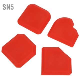 SN5 4 ชิ้น/เซ็ตกาวซิลิโคน Remover Smoother Finisher Scraper Cleaner Caulking Tool Kit