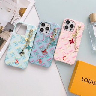 พร้อมส่ง ใหม่ เคสโทรศัพท์มือถือ ลายนูน LV สําหรับ iphone 14 13 14promax 13 13pro 13promax 12 11 promax