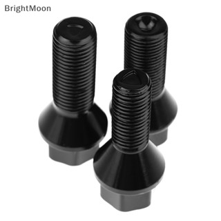 Brightmoon สลักเกลียวล้อรถยนต์ 1 ชิ้น 36136890324 สกรูน็อตล้อรถยนต์ สําหรับ F25 X3 E70 X5 F20 M14x1.25 M14x1.5 M12x1.5