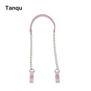 Tanqu ใหม่ สายโซ่คล้องกระเป๋าหนังเทียม ใบสั้น หลากสี สําหรับกระเป๋า