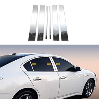 【TokTik Hot Style】สติกเกอร์ติดเสาหน้าต่างรถยนต์ สําหรับ Nissan Maxima 2009-2015 6 ชิ้น