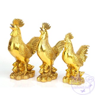 ฟิกเกอร์ไก่โลหะ ทองแดง นําโชค สําหรับตกแต่งบ้าน โต๊ะ ของขวัญวาเลนไทน์