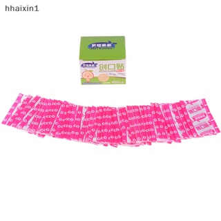 [hhaixin1] ใหม่ พลาสเตอร์กาว ทรงกลม ขนาดเล็ก แบบใช้แล้วทิ้ง 100 ชิ้น ต่อกล่อง