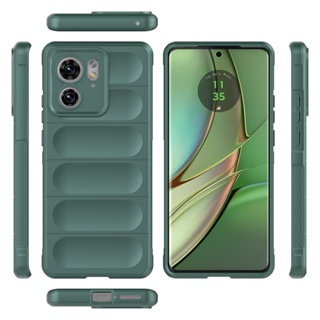 สําหรับ Motorola Moto Edge 40 เคส ELVEV กันกระแทก โล่นุ่ม TPU ป้องกันเต็มรูปแบบ เคสโทรศัพท์ ด้านหลัง