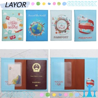 Lay ปกหนังสือเดินทาง, ทัวร์รอบแผนที่โลก หนัง PU คลิปหนังสือเดินทาง, กระเป๋าหนังสือเดินทาง คุณภาพสูง ผู้หญิง