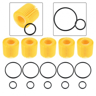 ไส้กรองน้ํามันเครื่อง #04152-YZZA6 อะไหล่เครื่องยนต์ แบบเปลี่ยน สําหรับรถยนต์ 5 ชิ้น ต่อชุด