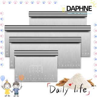 Daphne ไม้บรรทัดสเตนเลส สําหรับขูดแป้งโดว์ พาสต้า