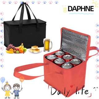 Daphne กระเป๋าปิกนิก เก็บความเย็น ฉนวนกันความร้อน ใช้ซ้ําได้ ไม่ทอ