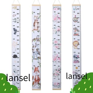 Lansel ไม้บรรทัดไม้บรรทัดวัดส่วนสูง แบบแขวนผนัง วอลเปเปอร์สติกเกอร์ ไม้บรรทัดความสูง สําหรับเด็ก