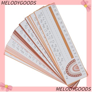 MELODG ป้ายแท็กชื่อ สีรุ้ง สไตล์โบฮีเมียน ขนาด 12 นิ้ว x 4 นิ้ว สําหรับตกแต่งห้องเรียน