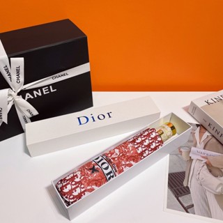 Dior ร่มกันแดดอัตโนมัติ พับได้ กัน UV ทนทาน ขนาดเล็ก แบบพกพา 29