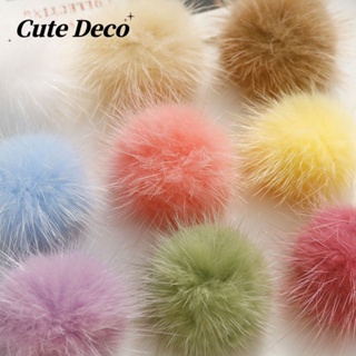 CROCS 【Cute Deco】กระดุมเรซิ่น รูปตุ๊กตาขนมิงค์น่ารัก หลากสีสัน สําหรับรองเท้า DIY