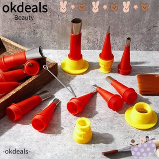 OKDEALS ชุดเครื่องมือหัวฉีดยาง สเตนเลส สําหรับบ้าน 29 ชิ้น