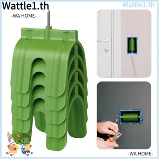 WTTLE ใหม่ อุปกรณ์ป้องกันสายไฟ สีเขียว สําหรับติดตั้ง Drywall 5 ชิ้น