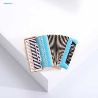 Angeyong Accordion เข็มกลัดอัลลอย รูปเครื่องดนตรี สําหรับผู้หญิง