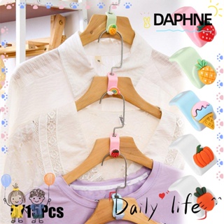 Daphne ตะขอแขวนเสื้อผ้า ขนาดเล็ก ประหยัดพื้นที่ สําหรับตู้เสื้อผ้า 5 15 ชิ้น