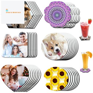 แผ่นรองแก้ว กันลื่น พิมพ์ลายความร้อน DIY สําหรับงานหัตถกรรม 42 ชิ้น