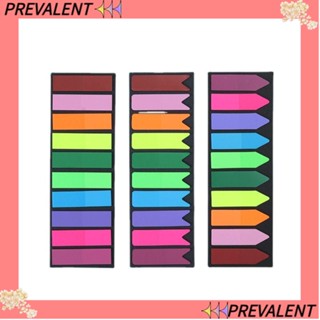 Preva กระดาษโน้ตมีกาวในตัว 6 ชุด 3 แบบ 1200 ชิ้น PET 10 สี 1200 ชิ้น