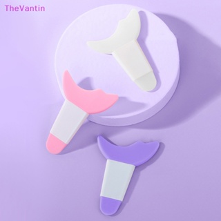 Thevantin แผ่นแม่แบบซิลิโคน ลายฉลุ สําหรับเขียนคิ้ว อายไลเนอร์ มาสคาร่า