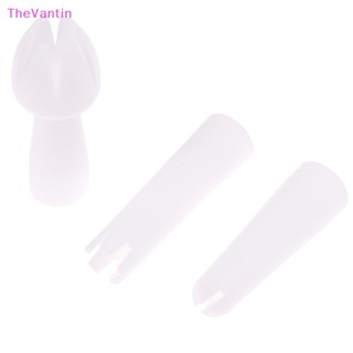 Thevantin 3 ชิ้น / เซต หัวจ่ายวิปครีม หัววิปหัวฉีด ปากสปริง ฐานปลาย อาหารค่ํา บาร์ วิปครีม หัวพิเศษ สินค้าที่ดี