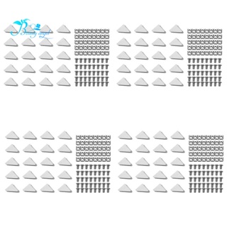ชุดตัวเชื่อมต่ออลูมิเนียมโปรไฟล์ 2020 ตัวยึดมุม 80 ชิ้น น็อตสล็อต T 160 ชิ้น และสกรูฝาซ็อกเก็ตหกเหลี่ยม 160 ชิ้น