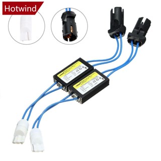 Hotwind ตัวต้านทานแคนบัส ตัวยกเลิกสัญญาณเตือน 12V LED 501 T10 W5W OCB DC 12V A5G4 2 ชิ้น