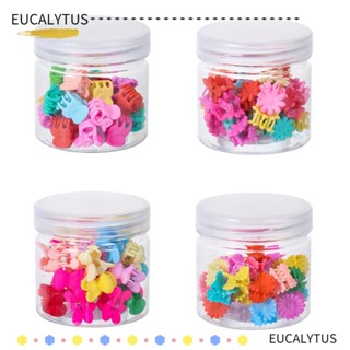 Eutus กิ๊บติดผมหางม้า ลายดอกไม้ สําหรับเด็กผู้หญิง 30 ชิ้น