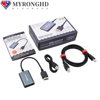 Myronghd อะแดปเตอร์ HDMI Plug and Play Retro Game Console HD Converter สําหรับ PS1