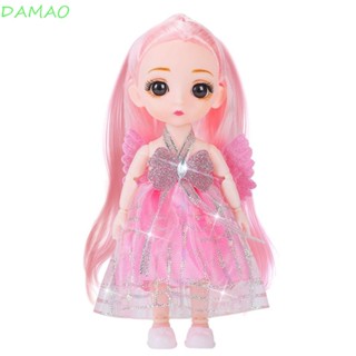 Damao Molly โมเดลตุ๊กตาเด็กผู้หญิง สเกล 1/12 16 ซม. พร้อมเสื้อผ้า และรองเท้า