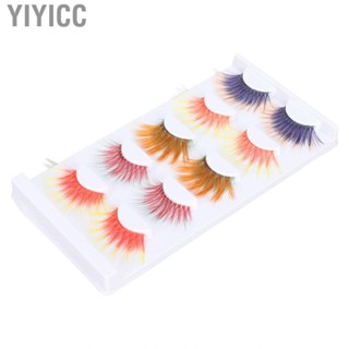 Yiyicc 5 Pairs 6D Colored  Cosplay Kit Colorful Mixed