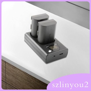 [szlinyou2] ที่ชาร์จแบตเตอรี่คู่ หน้าจอ LCD อุปกรณ์เสริมกล้อง สําหรับ Dc-s5 S5K GH5M2