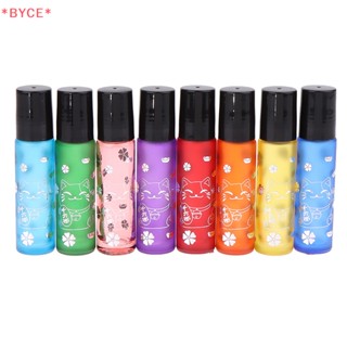 Byce&gt; Lucky Cat ขวดลูกกลิ้งเปล่า สีเงิน 10 มล. สําหรับเดินทาง