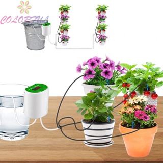 【COLORFUL】Device Drip Irrigation System LED Screen Self Watering Kit Timer Controller