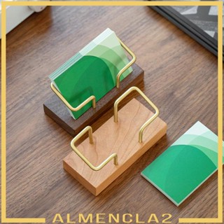 [Almencla2] ที่วางนามบัตร แบบไม้ สําหรับองค์กร ห้างสรรพสินค้า