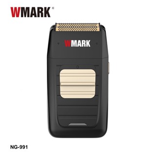 Wmark ใหม่ NG-991 เครื่องโกนหนวดไฟฟ้า ใบมีดชุบไทเทเนียม USB สําหรับผู้ชาย