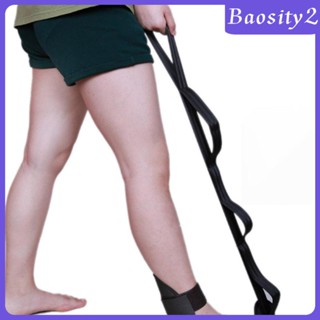 [Baosity2] สายรัดข้อเท้า สีดํา สําหรับเต้นบัลเล่ต์ พิลาทิส โยคะ