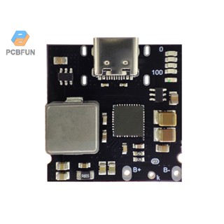 Pcbfun Qc3.0 บอร์ดชาร์จแบตเตอรี่ลิเธียมไอออน Type-c 18w ชาร์จเร็ว