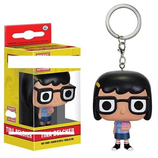 พวงกุญแจ จี้ตุ๊กตาฟิกเกอร์ Funko POP Bobs Burgers Tina