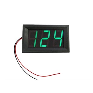 โวลต์มิเตอร์วัดแรงดันไฟฟ้าดิจิตอล Digital Voltmeter ขนาด 0.56" 5-60VDC 2สายพร้อมส่ง ราคาโรงงาน